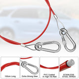 Trailer Breakaway Cable Hook 400kg Pull-Out Force Safety Cable – 1 m