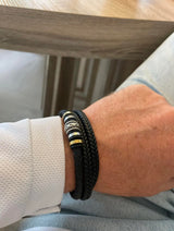Ahnona - Son gift from mom, tiger eye, 18th birthday boy, to my son, case boy, trainee gift, vegan leather, encouraging gift (leather bracelet from mom)