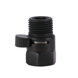 Shower Head Shut-Off Valve for Hand Shower – Black