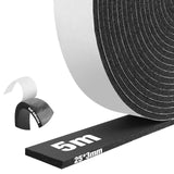 Neoprene Foam Self-Adhesive Sealing Tape 25x3x5m Weatherproof Soundproof