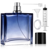 Sticlă goală reîncărcabilă atomizor parfum 100ml din sticlă degradé – Albastru 100ml