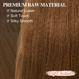 Pre Stretched Braiding Hair Auburn 26 Inch 8 Packs – 30# Light Auburn