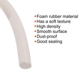 Silicone Foam Sealing Strip Round 10mm Diameter Sponge Rubber – 5m