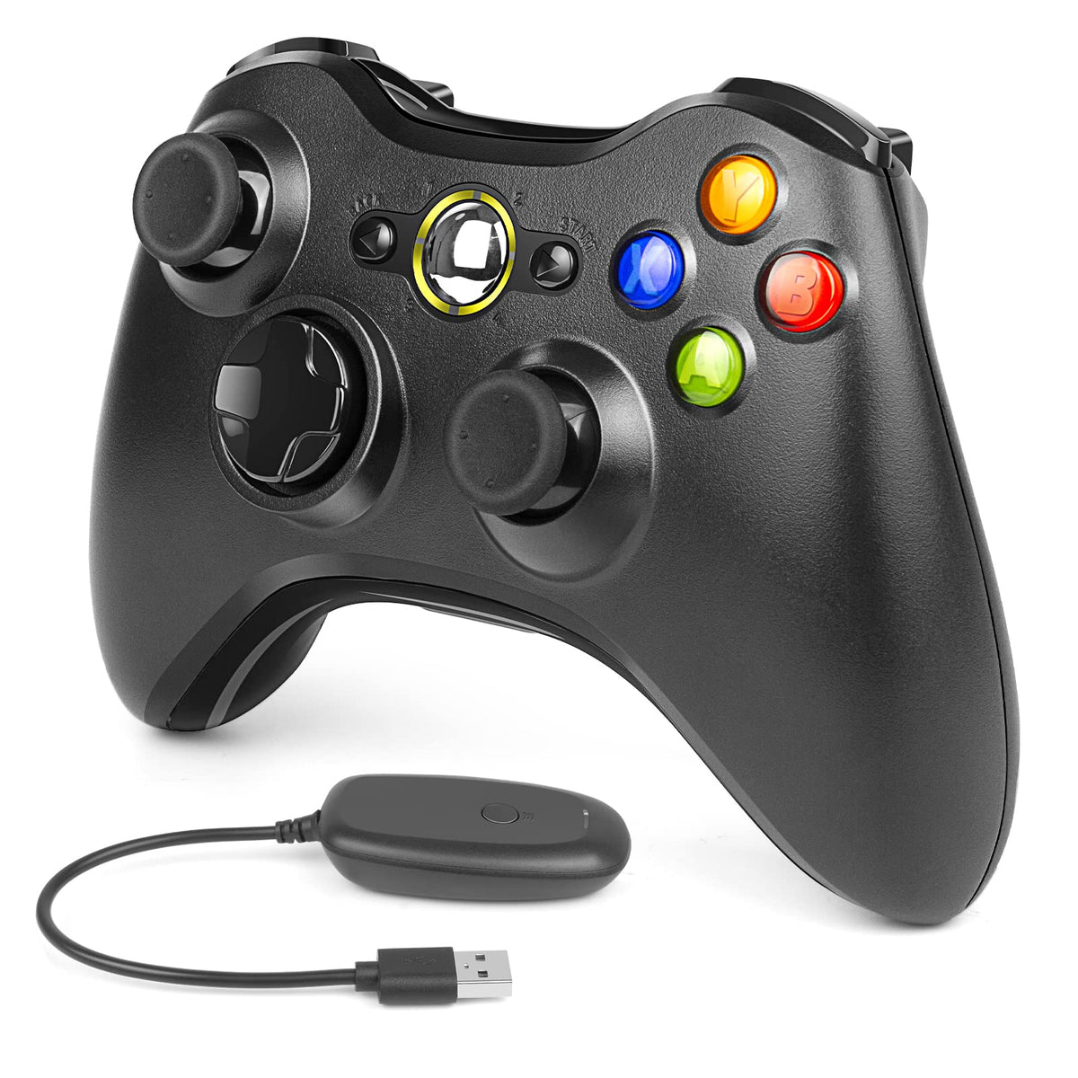 Labtec Wireless Controller for Xbox 360, 2.4GHz Gamepad – Black