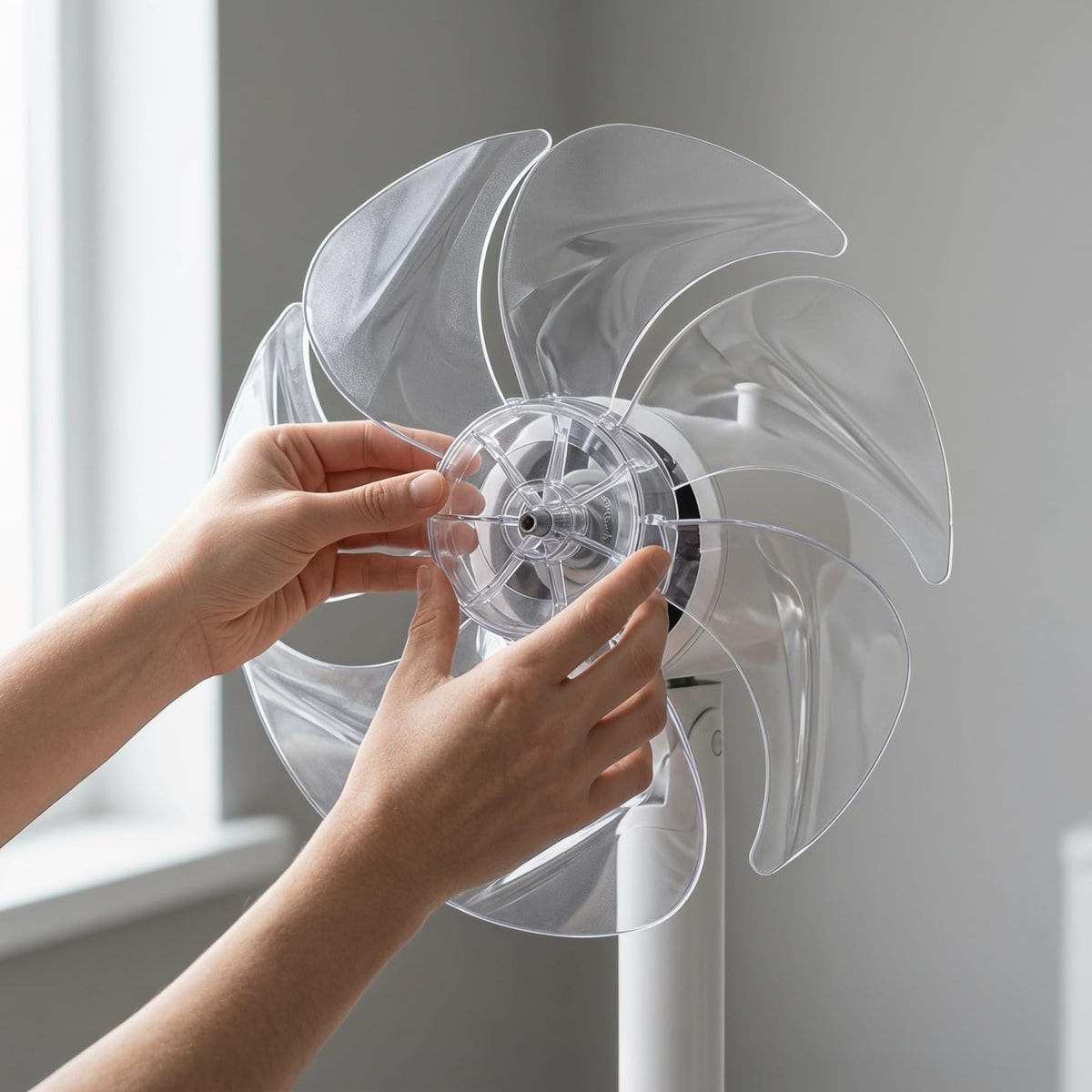 Fan Replacement Blades Plastic Propeller for Table & Pedestal Fans – Universal