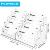 Business Card Holder Table Stand 8 Compartments