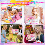 Children's 230+ Piece Colouring & Drawing Case with Oil Pastels & Watercolour Pens – Unicorn Ages 3–10