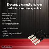 Cigarette Holders with Ejector Pack of 4 – Black & Silver