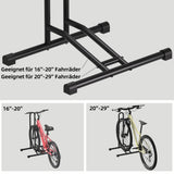 Floor-Mounted Detachable Bike Stand Heavy-Duty – Black