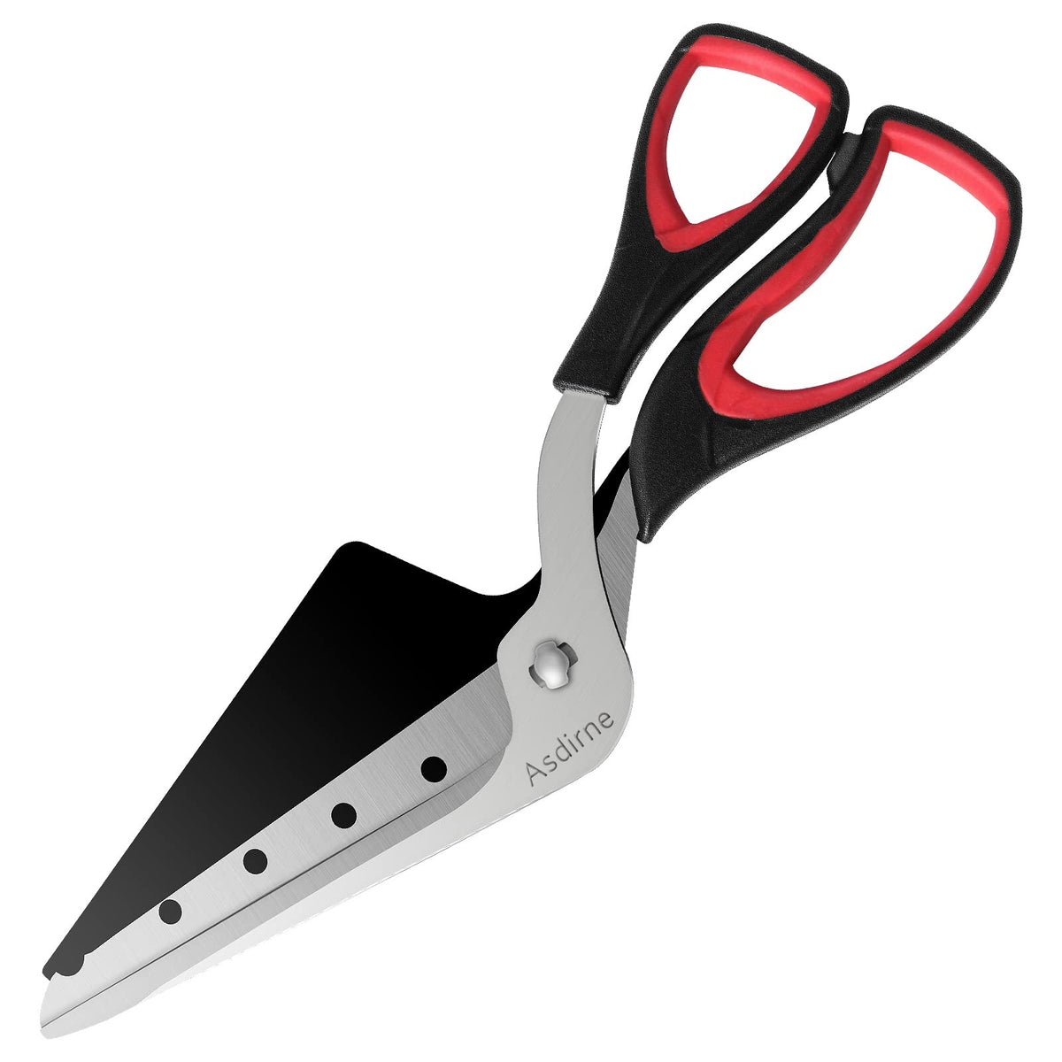 Foarfecă multifuncțională de tăiat pizza din inox alimentar cu mâner ergonomic Asdirne 27 cm