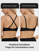 Sutien damă push-up cu armătură super căptușit Maximizer – Negru 75A