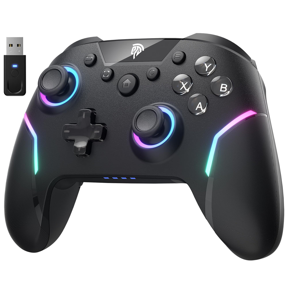 EasySMX X20 Wireless Controller RGB Bluetooth 2-in-1 Trigger – Black