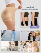 Women's Tummy Control Seamless Boxer Shapewear Shorts