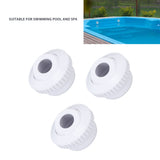 Duze de refulare reglabile cu bilă rotativă pentru piscină SP1419D, set 3 bucăți – Alb