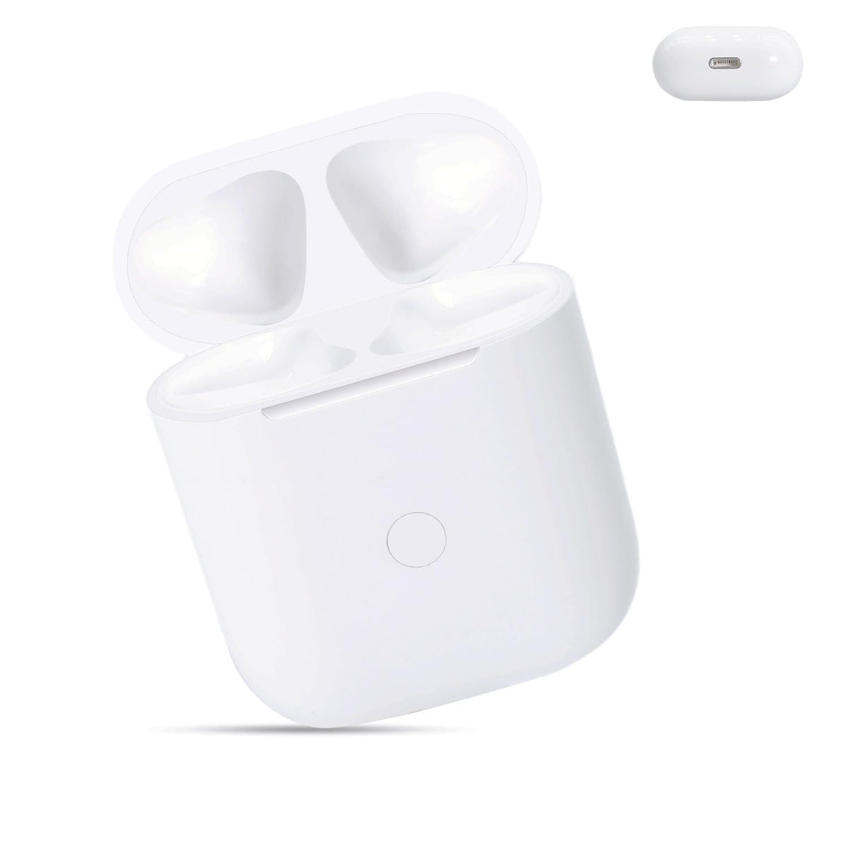 Carcasă de încărcare wireless de schimb compatibilă Apple AirPods 1 și 2