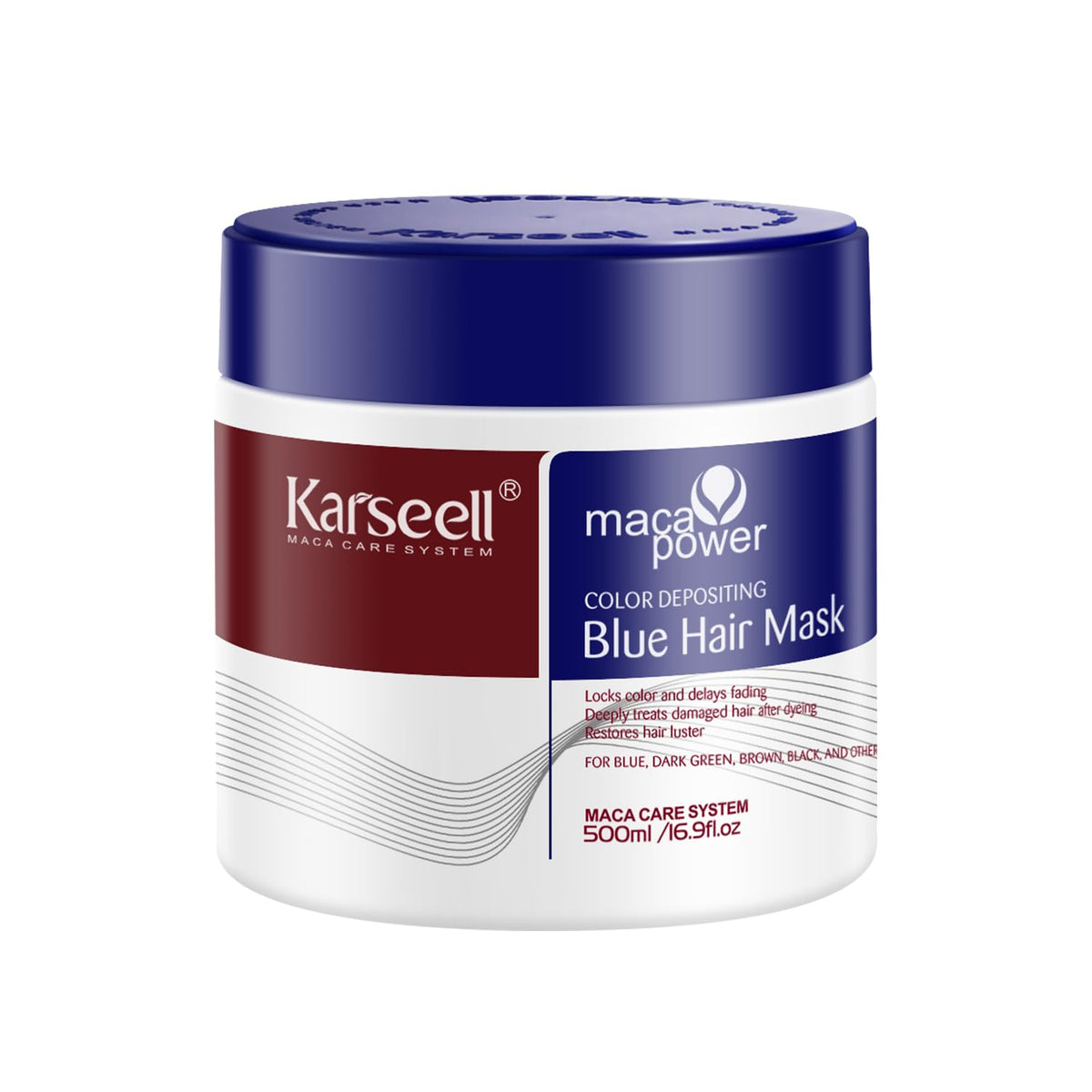 Colour Mask for Blue Dyed Hair Colour Care 500ml – Blue