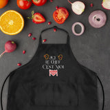 Kitchen Apron Unisex Adjustable Pocket Cooking Apron – Black