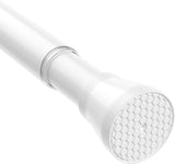 Bară telescopică extensibilă pentru perdea de duș fără găurire 22 mm – Alb 115–195 cm