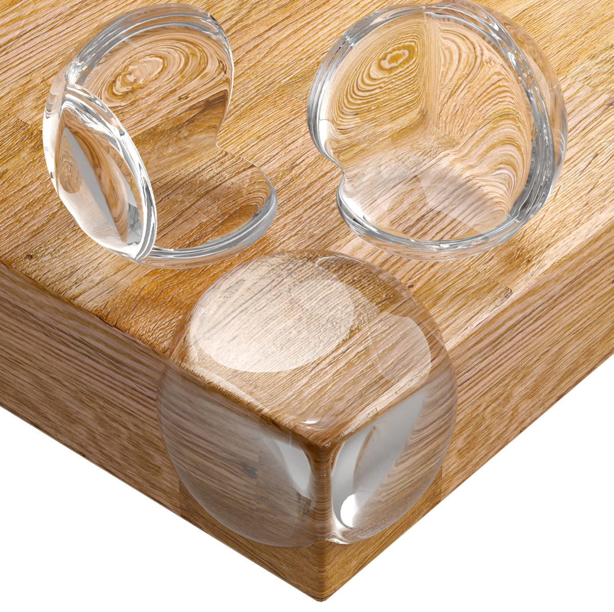 Table & Furniture Corner Protectors Impact Safety Cushions 12pc – Transparent
