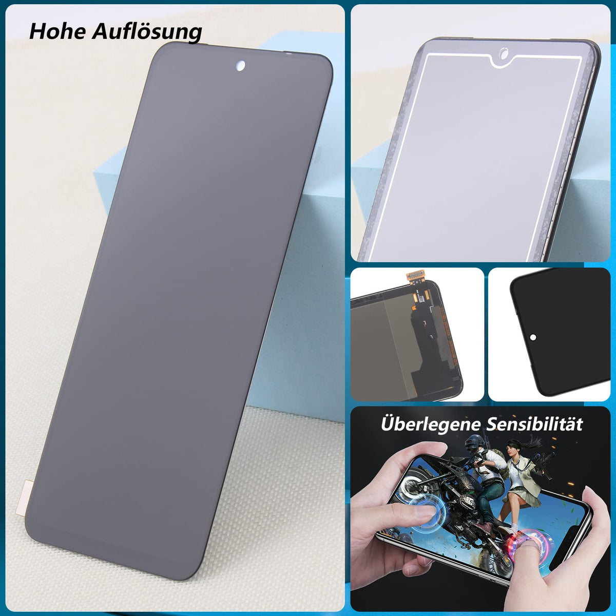 Display de schimb cu touchscreen și scule pentru Xiaomi Redmi Note 11 / Note 11S RongZy – Negru