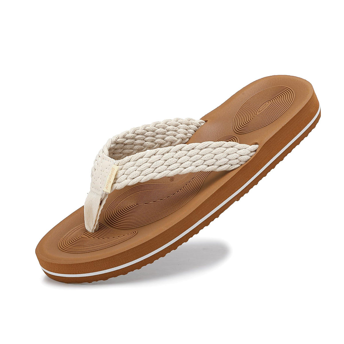 Women's Flip Flops Comfortable Non-Slip Thong Sandals – White EU 38
