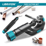 Libraton pipe cutter 5-50mm, pipe cutter stainless steel, pipe cutter for stainless steel pipes, pipe cutter with deburrer for cutting thin stainless steel, steel, copper pipe, aluminum
