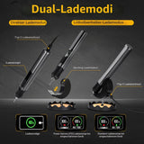 Cordless Soldering Iron 75W USB-C Rechargeable 150–480°C LED Display Auto Sleep – With Dock