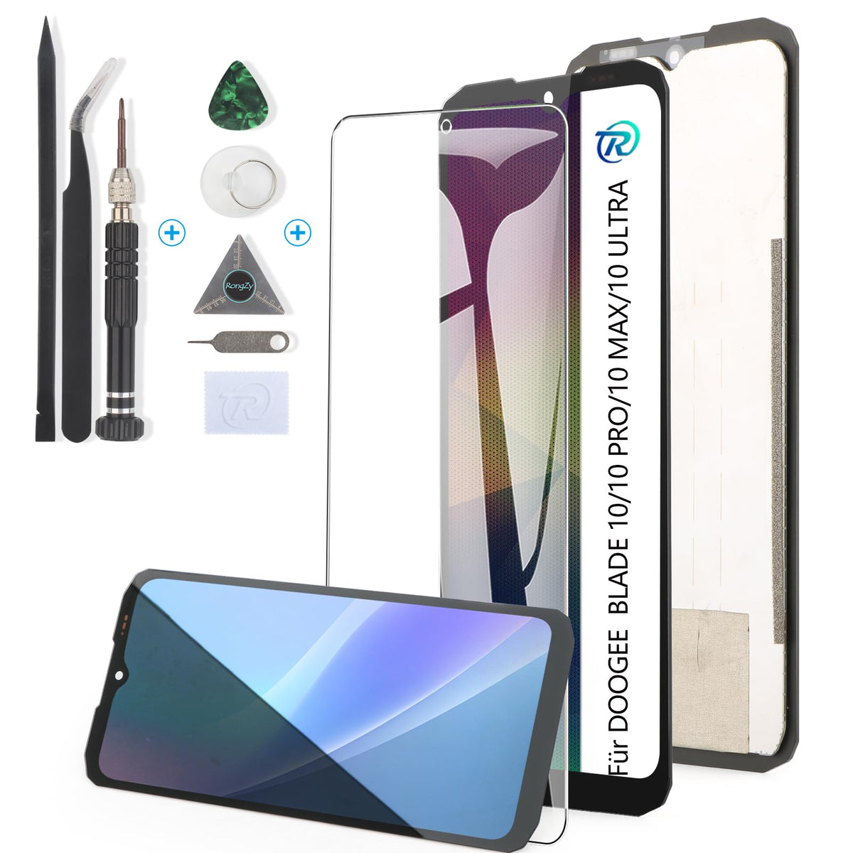 Ecran display LCD cu touchscreen și kit de scule pentru DOOGEE Blade 10 – Negru