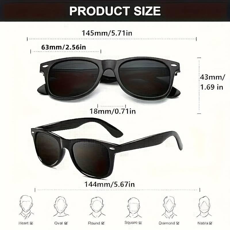 Ochelari de soare clasici retro anii '80 Boolavard protecție UV400 – Portocaliu