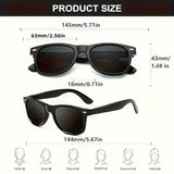 Ochelari de soare clasici retro anii '80 Boolavard protecție UV400 – Portocaliu