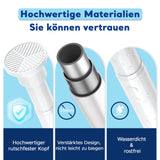Extendable Tension Curtain Rod 75–120 cm Stainless Steel 22mm – White