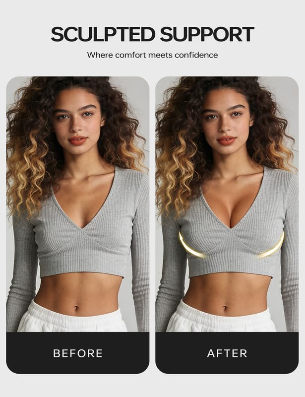 Sutien damă push-up cu armătură super căptușit Maximizer – Negru 75A