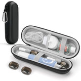 Toc etui rigid de călătorie pentru periuță electrică compatibil Oral-B și Philips – Negru