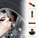 Car Detailing Brush Set 5-Piece Multi-Purpose Wheels Tires Engine Dashboard –