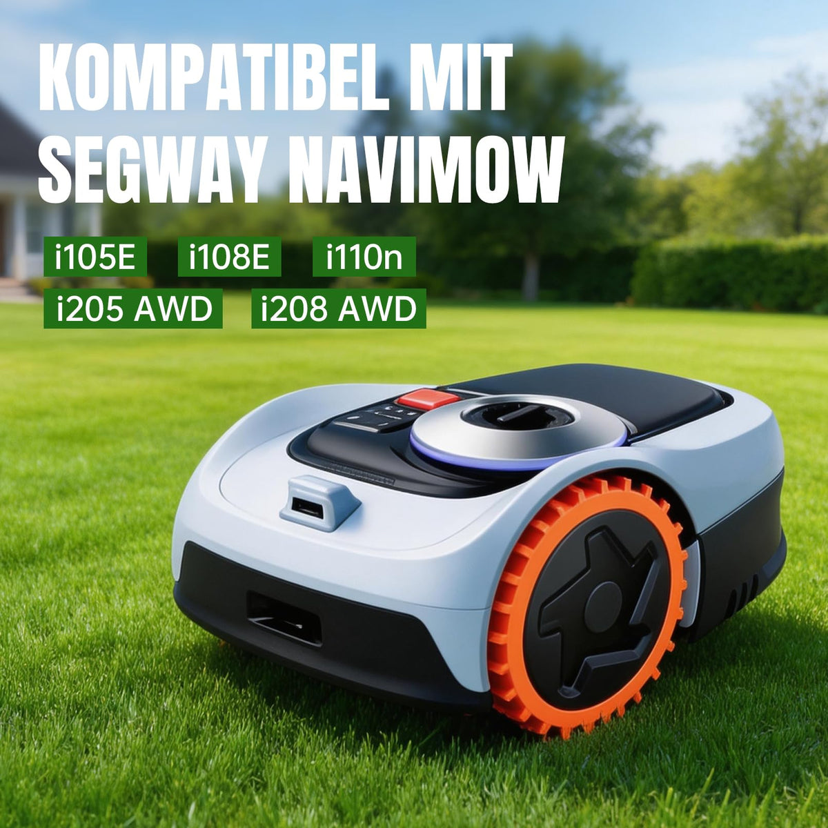 Replacement Blades for Segway Navimow i108E/i105E/i110N 12 Blades & Blade Plate – 12-Blade Set