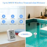 Inkbird IBS-P01R Wireless Pool Thermometer, Floating Thermometer, Digital