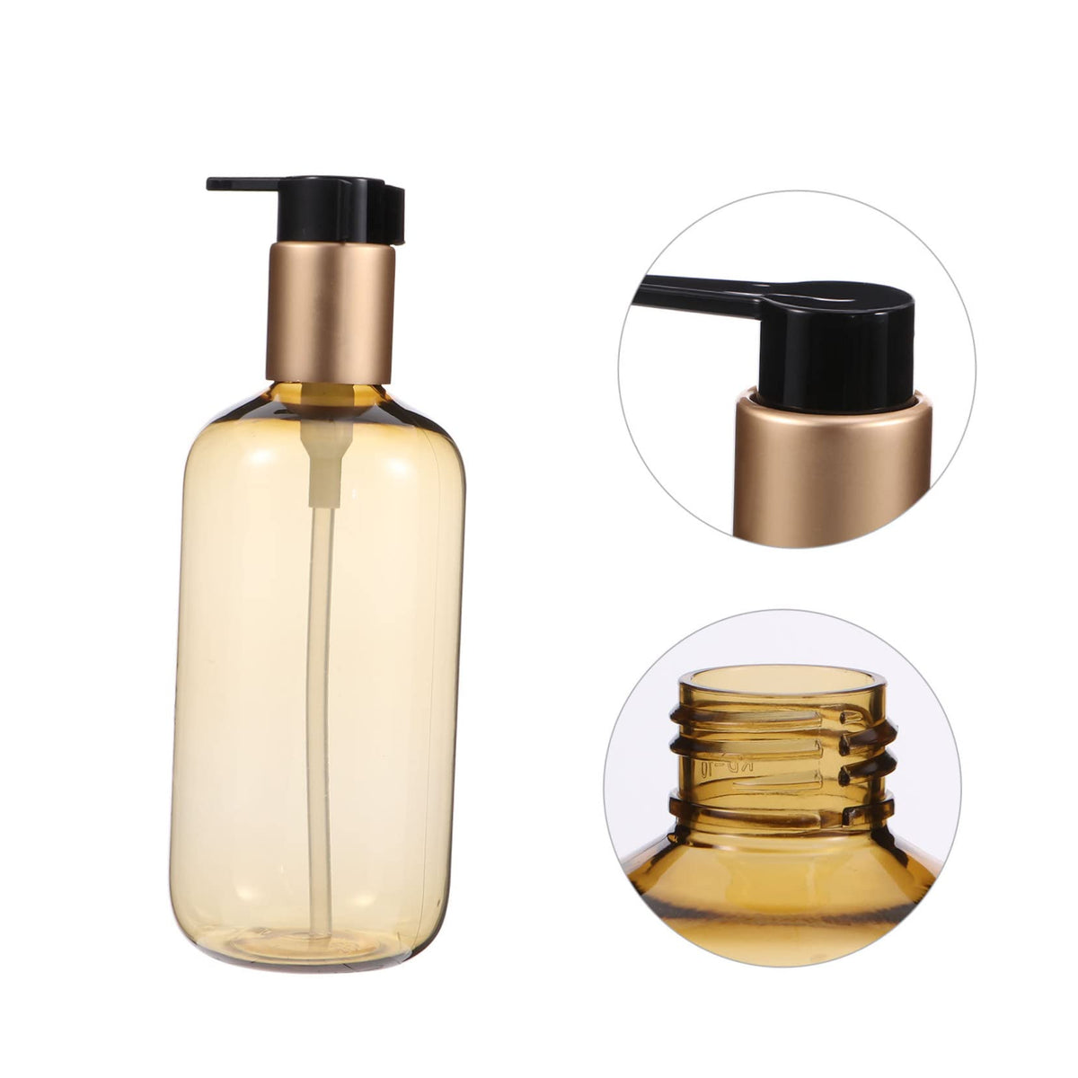 Refillable Pump Bottles 4-Pack Leak-Proof Travel Dispensers – 6.73x4.88x2.44in
