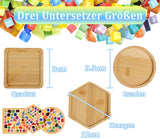 DIY Mosaic Coaster Craft Kit Creative 3-piece – 3 pcs