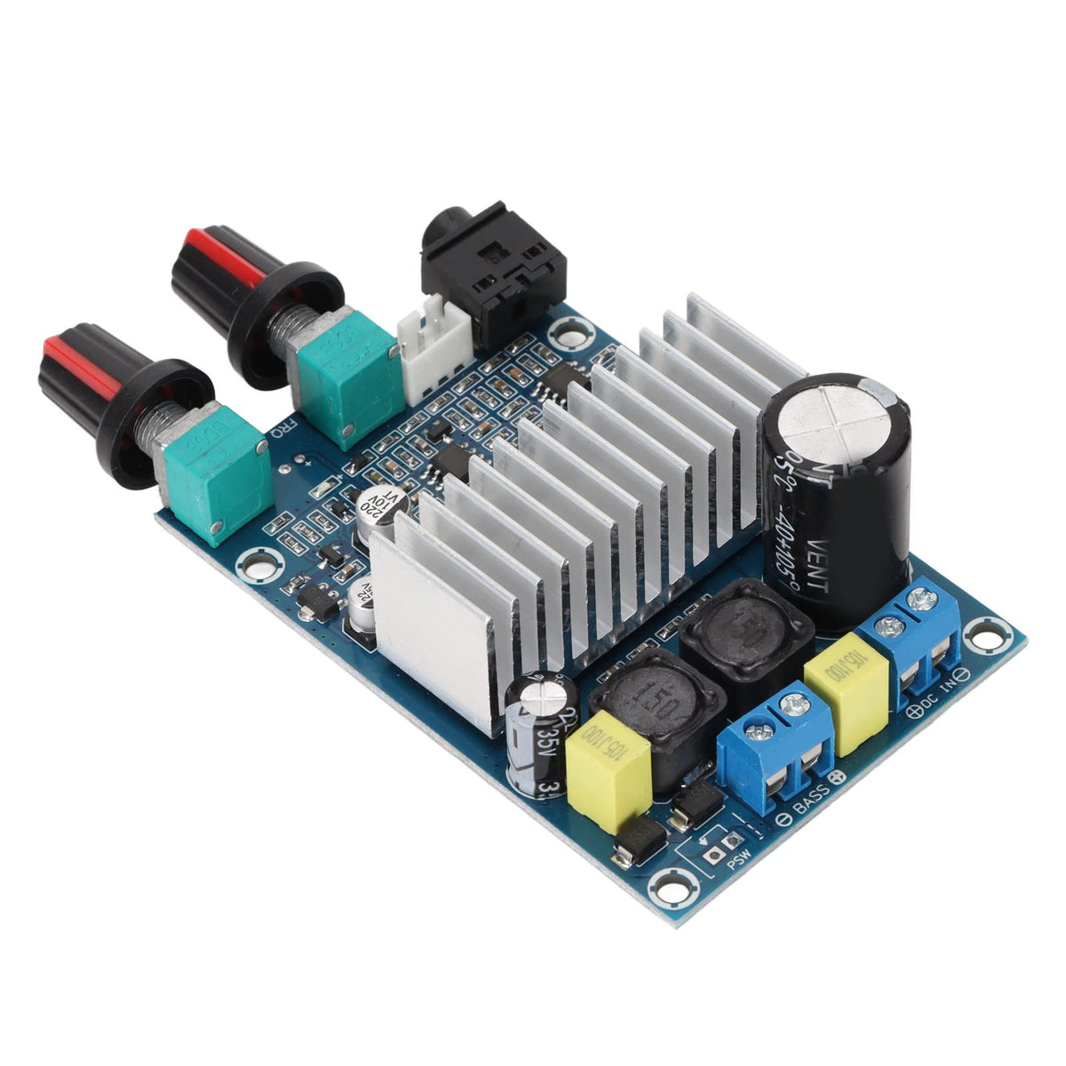 100W Digital Subwoofer Amplifier Board 12–24V with Bass Output – 12–24V