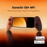 GameSir Phone Controller G8 Plus MFi Certified USB-C Ergonomic 2 Back Buttons – iPhone 15/16/17 iPad Mini Android