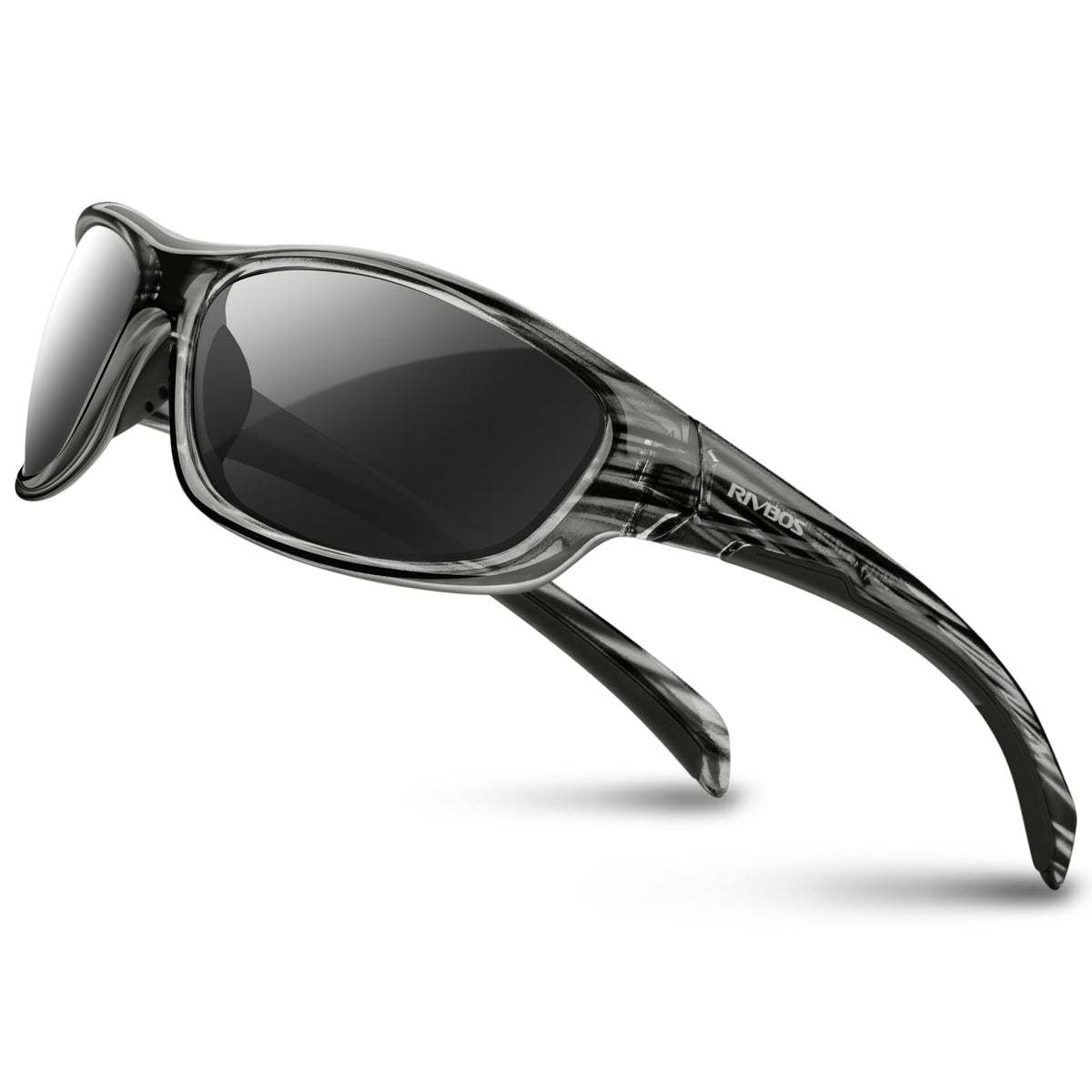 Ochelari de soare sport polarizați RIVBOS ramă flexibilă TR90 protecție UV400