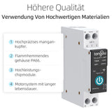 Smart Life WIFI 1P DIN Rail for Smart Home Wireless Remote Control Switch by TUYA APP DIY Idea TONGOU (With Metering 16A)