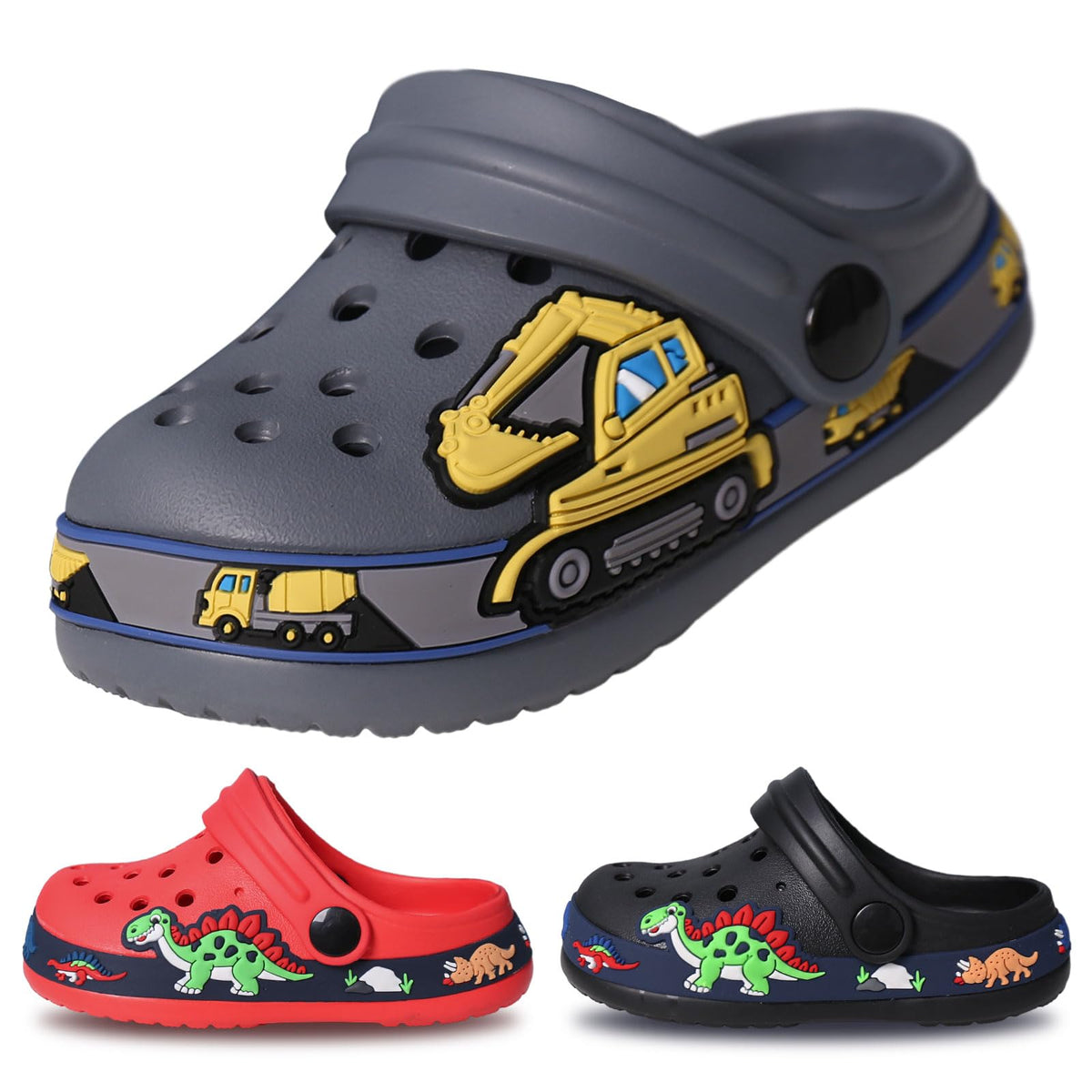 Children's Garden Clogs Non-Slip Lightweight Soft Comfortable Cute Pattern – Unisex
