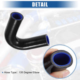 Silicone Clutch Hose 28mm (1.10in) 135° – Black