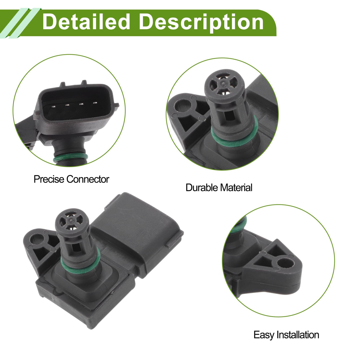MAP Sensor Manifold Absolute Pressure for Peugeot 405 Break 1992–1996 – Part 5WK96841/5WY2833A