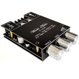 WANGCL ZK-1002MT 2 x 100W Bluetooth 5.0 Subwoofer Amplifier Board High Power Audio Stereo Amplifier Board AUX Bass Treble AMP