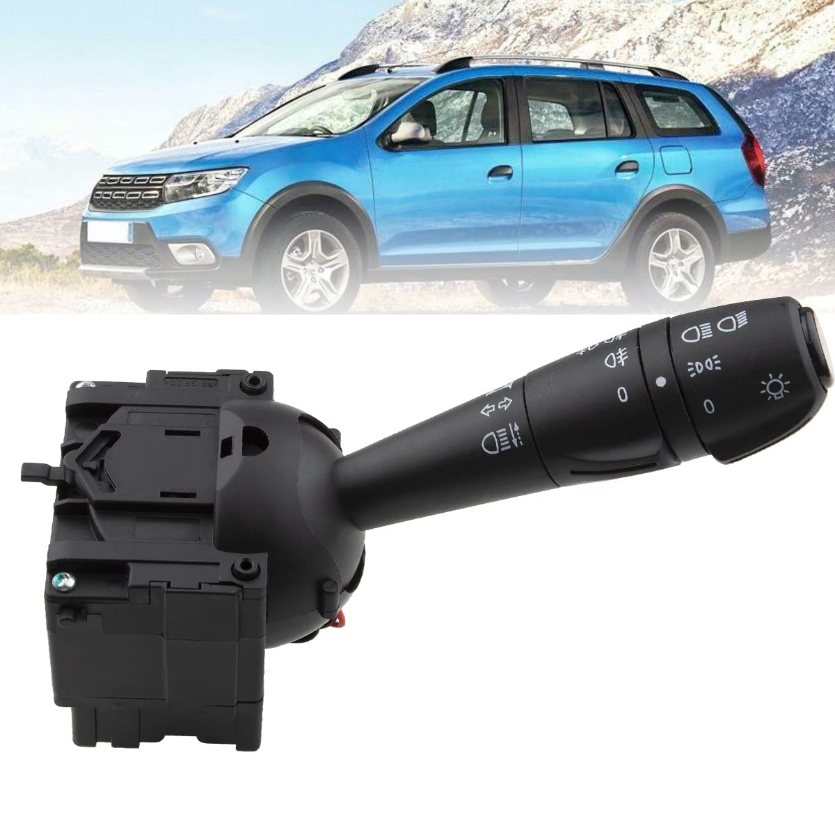 Bloc lumini comutator semnalizare și proiectoare ceată KASturbo pentru Dacia Logan Lodgy Sandero Dokker Clio (8201167988)