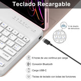 Keyboard Case for iPad Pro 12.9 / Air 13 (M4/M3/M2) – Pink