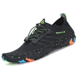 SAGUARO Aqua Water Shoes Lightweight Beach Swim Surf – Black EU 45