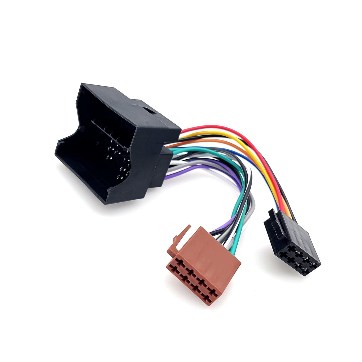Car ISO Radio Adapter Connector 16-pin Wiring Harness for VW Golf, BMW, Ford – ISO